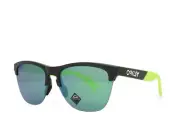 Oakley Sunglasses Frogskins Lite 9374-2963 Matte Black Bright Green Prizm Jade