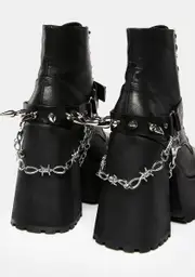 [Widow] Wait And Bleed Spiked Boot Straps