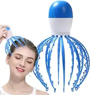 Electric Scalp Massager, Comfortable Scalp Massage Tool, Portable Electric Scalp Massager with 3 Modes, Cordless Portable Octopus Head Scratcher for Stress Relax