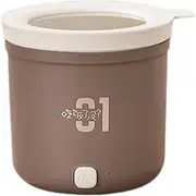 [Focustar] 1L Portable Mini Electric Rice Cooker Instant Noodles Pot Electric Cooking Pot One-Click Operation Travel 1-2 People Home Office