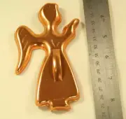 Vintage Christmas ANGEL Coppertone Aluminum Cookie Cutter (New Old Stock / NOS)