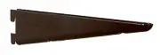 Knape & Vogt 182 BLK 7 Shelf Bracket, Dual Track, Black, 7-In. - Quantity 10