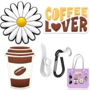 Bogg Bag Charms - PVC Rubber Decorative Inserts for Handbag, Tote Bag, DIY Gi...