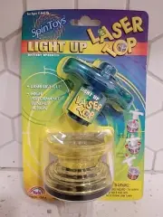 light up laser tops Agglo Spin Toys VTG 2001(Blue)