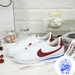 NIKE CORTEZ BASIC SL GS 鐵牌版 阿甘鞋 紅白 皮革 女生 904764-103