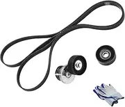 ATPPCCE 90K-38123C (3PCS 38123+38015+K061020) Serpentine Belt Drive Component Kit Fit For