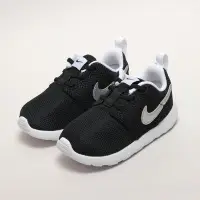 在飛比找Yahoo!奇摩拍賣優惠-【鞋印良品】NIKE ROSHE ONE TDV 黑色銀勾編