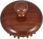 minkissy Ergonomic Wooden Scalp Massage Comb for Men and Women Natural Wood Hair Styling Tool with Comfortable Grip for Scalp Massaging and Relaxation Unisex Design
