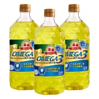 在飛比找momo購物網優惠-【泰山】Omega-3芥花不飽和精華調合油 1.5L 3入組