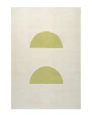 JONATHAN Y Luola Minimalist Geometric Machine-Washable Rug