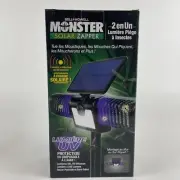 Bell Howell Monster Solar Powered 2-In-1 Flood Light Bug Zapper Motion Activated