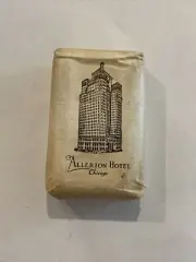 Vintage Chicago Hotel, Allerton Hotel Soap, Colgate Palmolive Peet. Co