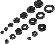 250Pcs 18Size Rubber Grommet Firewall Hole Plug Set Electrical Wire Gaskets Air Conditioning Refrigerant Ring Tool