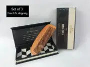 Hundred Beard Company No.2 Beard Comb in Premium Gift Box Set of 3