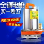 電瓶車抗旱澆灌 農用家用洗車抽水機直流水泵12V24V48V船用潛水泵「店長推薦」