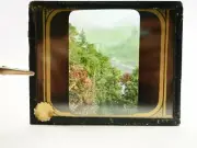 Nikko Mountains Nikko Japan Hand Colored Tinted Magic Lantern Museum Slide