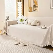Herringbone Sofa Covers 1 2 3 4 Seater Chenille Throw Blankets for Sofas Large L U-Shaped Corner Non-Slip Couch/Sofa Slipcover Washable Furniture Decorative Cover