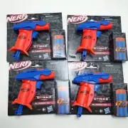 4-Pack Nerf Alpha Strike Slinger SD-1 Single-Fire Dart Blaster New OB Free Ship