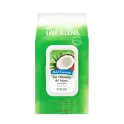 Tropiclean Ear Cleaning Pet Wipes Mild Coconut (50 pack) | For Dogs/Cats
