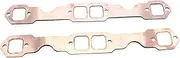 MCFPGFVKNA 2 Pcs/Piece SBC Copper Header Exhaust Manifold Gasket Set On Fit for Chevy Shim