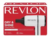 REVLON White 1875W Crystal C + Ceramic Compact Hair Dryer-Fights Heat Damage-NEW