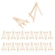 24 Pack Wood Display Easel Wood Easels Set For Paintings Craft Small6553