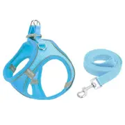 Breathable Reflective Pet Vest With Traction Rope Xs