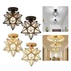 Dining Room Flush Mount Lamps Ceiling Light Nordic Style PVC Star Shape