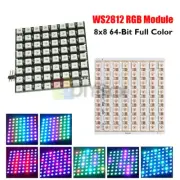 8x8 64-Bit Matrix 5050 WS2812 LED RGB Full-Color Black Driver Board for Arduino
