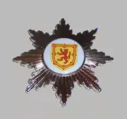 Royal Scottish Scotland Clan Mac Star Badge Uniform Sash Crest Knight Officer EU