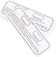 BUGUUYO Uv Light Measurement Cards 20pcs Uvc Test Cards Light Wavelength Indicator Sunlight Exposure