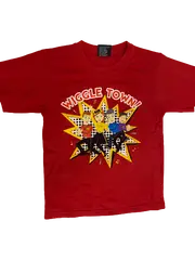 The Wiggles Wiggle Town Kids T shirt Red Size 6