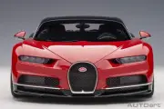 AUTOart 1/12 Bugatti Chiron 2017 Red/Black Finished Product 12113