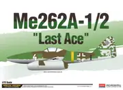 Academy 1/72 ME262A-1/2 "Last Ace" Le: Plastic Model Kit [12542]