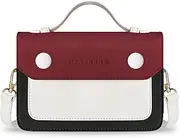 [Mayplous] Women's Crossbody Bag with Removable Strap Lady's Shoulder Bag Small Handbag Underarm Bag 3 in 1 Phone Purse Wallet Magnetic Button Closure Faux Leather 7.7"x5.3"x1.8"
