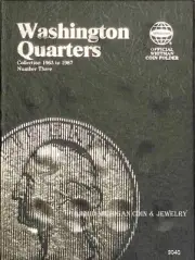 Whitman Washington Quarters #3 Coin Folder, 1965-1987 #9040