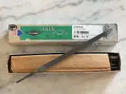 NICHOLSON Black Dimond #14290 - 8" Triangle Slim Taper Hand File, Made in USA