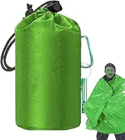 Survival Bag | Waterproof Emérgency Sleeping Bag | Emérgency Rescué Blanket | Thermal Insulated Portable Heavy Duty Compact Sleep Shelter for Hiking Outdoor Adventure