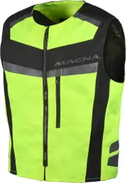 Macna Vision 4 All Plus 2.0 Safety Vest, black-yellow, Size XS S for Men Black Yellow