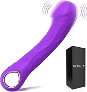 G-Spot Realistic Dildo Vibrator – Clitoral & Anal Stimulator with 10 Powerful Vibration Modes, Adult Sex Toy for Women & Couples (Royal Amethyst)