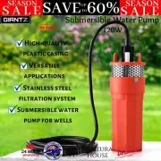 Giantz Submersible Solar Water Pump Head Deep Well Bore Self-priming 24V 70M New