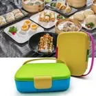 Office Workers with Handle Food Containers for Kids Lunch Box Bento Box
