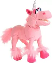 Living Puppets Spark 16-Inch Pink Unicorn Hand Puppet