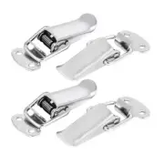 Toolbox Suitcase Case Metal Spring Loaded Toggle Latches Locks 57mm Long 4pcs