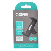 Core Essentials Car Vent Mobile Phone Holder Universal 360-Rotatable Black