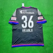 Manuel Akanji 2016/17 FC Basel Home Jersey Player Issued Jersey Adidas Authentic