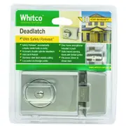Whitco Chrome Double Cylinder Deadlatch