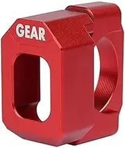 ZAPYVET Gear Indicator, for Monster, 1100, for Monster, 1100 Motorcycle Accessories 1-6 Level Digital Speed Gear Display Meter Motorcycle Gear Indicator(Black Red Bracket)