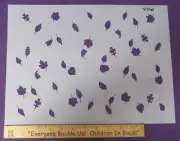 Cake Decorating and Craft Stencil Fall Harvest Leaf Leaves