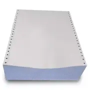 Blank 9.5x11 Inches Continuous Feed Computer Paper Fanfold for Dot Matrix Pri...